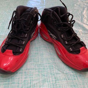 Reebok Question Mid Street Sleigh - Size 11.5 - G57551 - Mid 76ers Bred Iverson